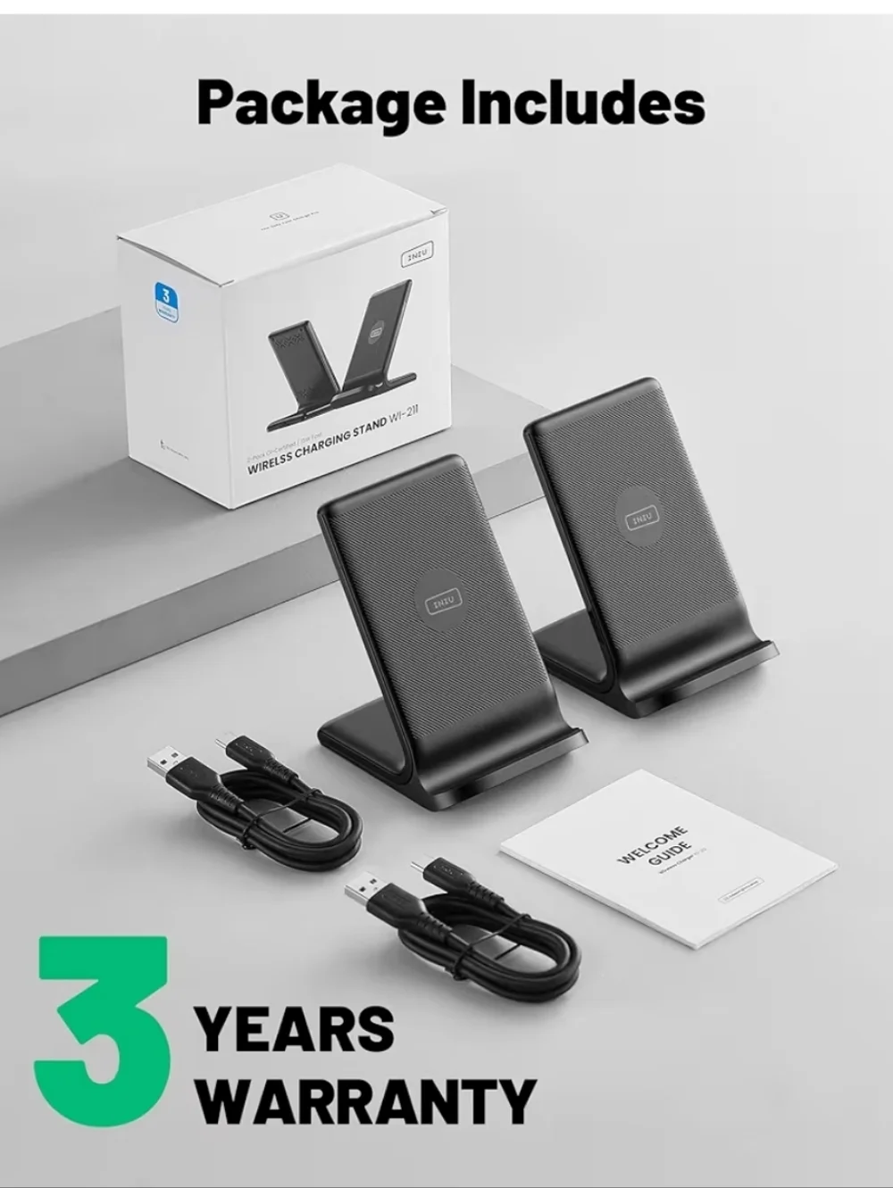 Wireless Charger, [2-Pack]